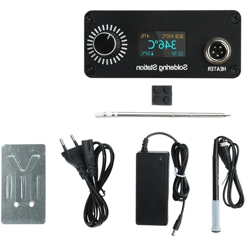 Soldering Station T12 Oled - 【A56X】T12 Taşınabilir Mini Dijital Lehimleme İstasyonu,