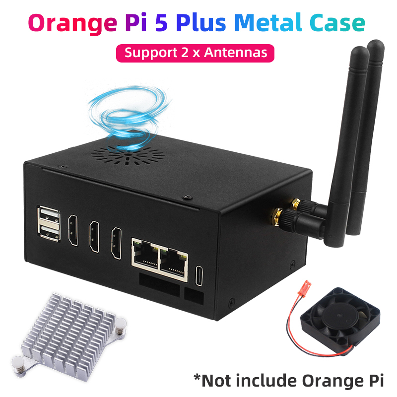 Orange Pi 5 Plus 16Gb - Turuncu Pi 5 artı Metal kasa