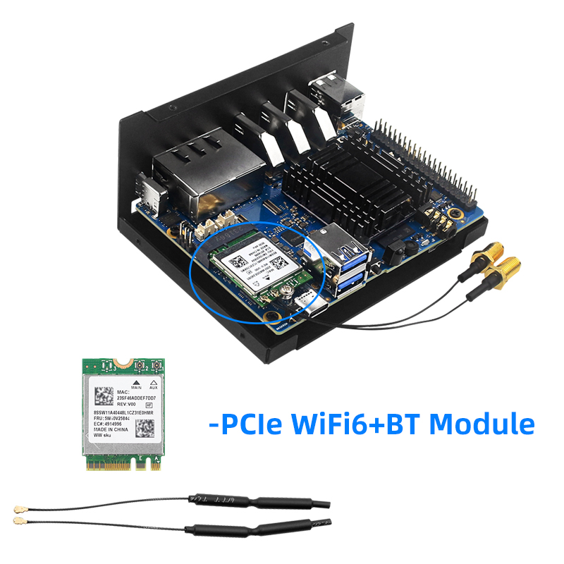 Turuncu Pi 5 artı Metal kasa i - Orange Pi 5 Plus 16Gb incelemesi ve fiyatı