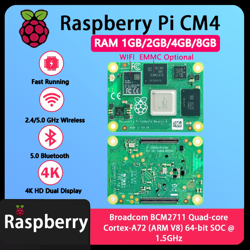 Raspberry Pi CM4 1GB/2GB/4GB/8 - Raspberry Pi Compute Module 4 8Gb 32Gb incelemesi ve fiyatı