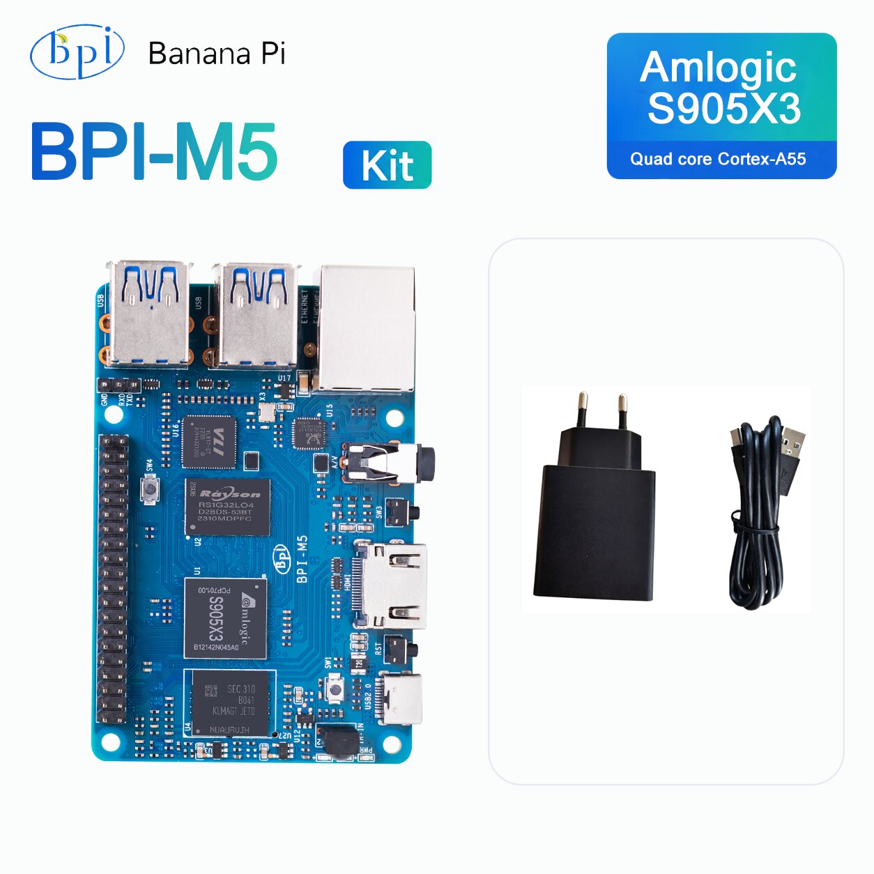Banana Pi BPI-M5 Geliştirme Ka - Banana Pi Bpi-M5 incelemesi ve fiyatı