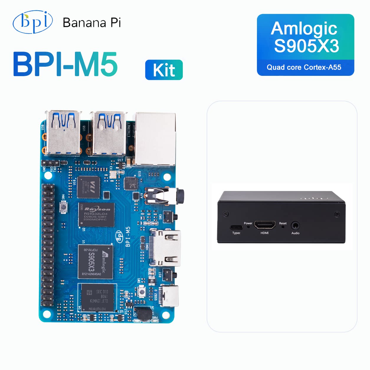 Banana Pi BPI-M5 Geliştirme Ka - Banana Pi Bpi-M5 incelemesi ve fiyatı