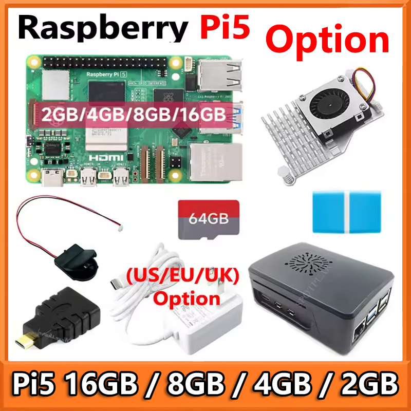 Raspberry Pi 5 16 GB /8 GB/4 G - Raspberry Pi 5 8Gb Kit incelemesi ve fiyatı