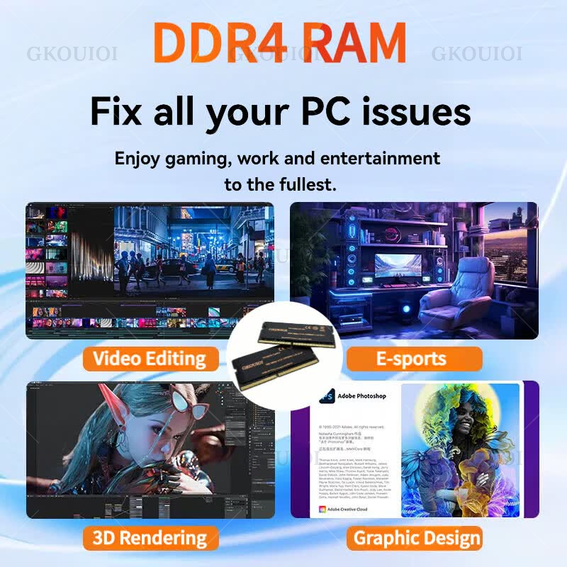GKOUIOI DDR4 Memoria Ram 4GB 8 - Khadas Vim4 8Gb incelemesi ve fiyatı