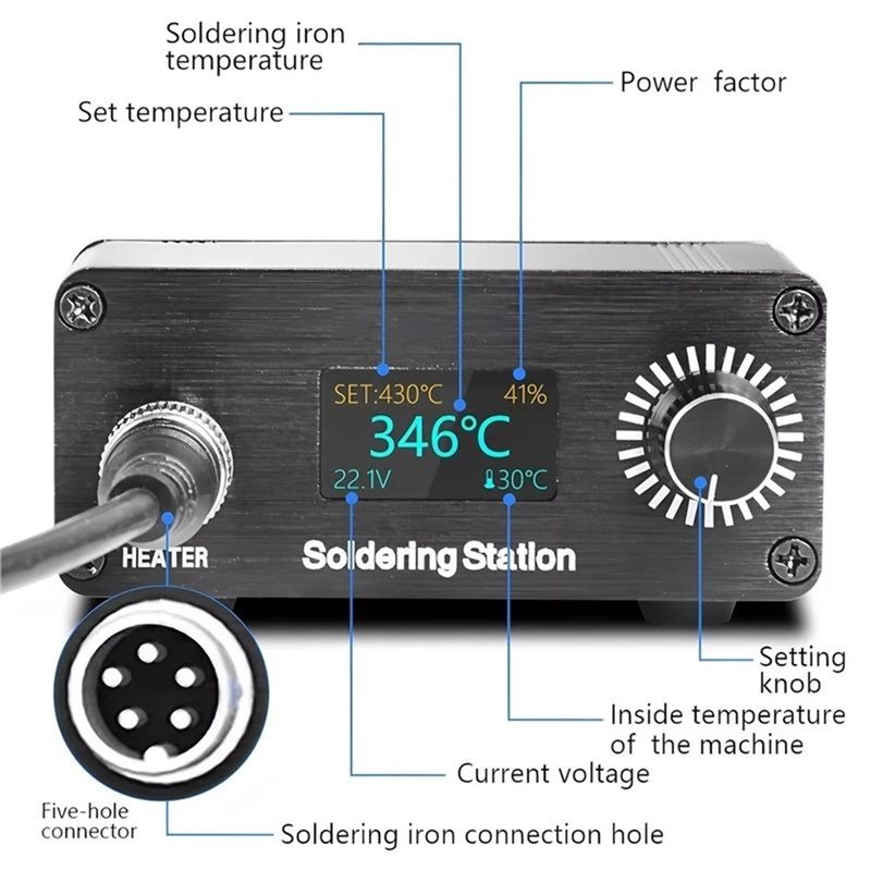 AB11-T12 Ev Tamirleri İçin Leh - Soldering Station T12 Oled incelemesi ve fiyatı