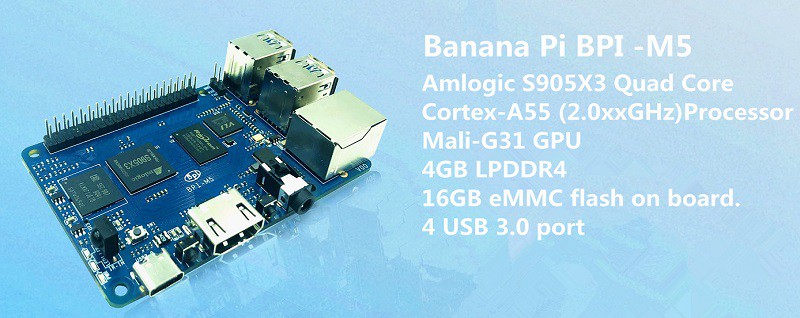 Banana PI BPI M5 Yeni Nesil Te - Banana Pi Bpi-M5 incelemesi ve fiyatı