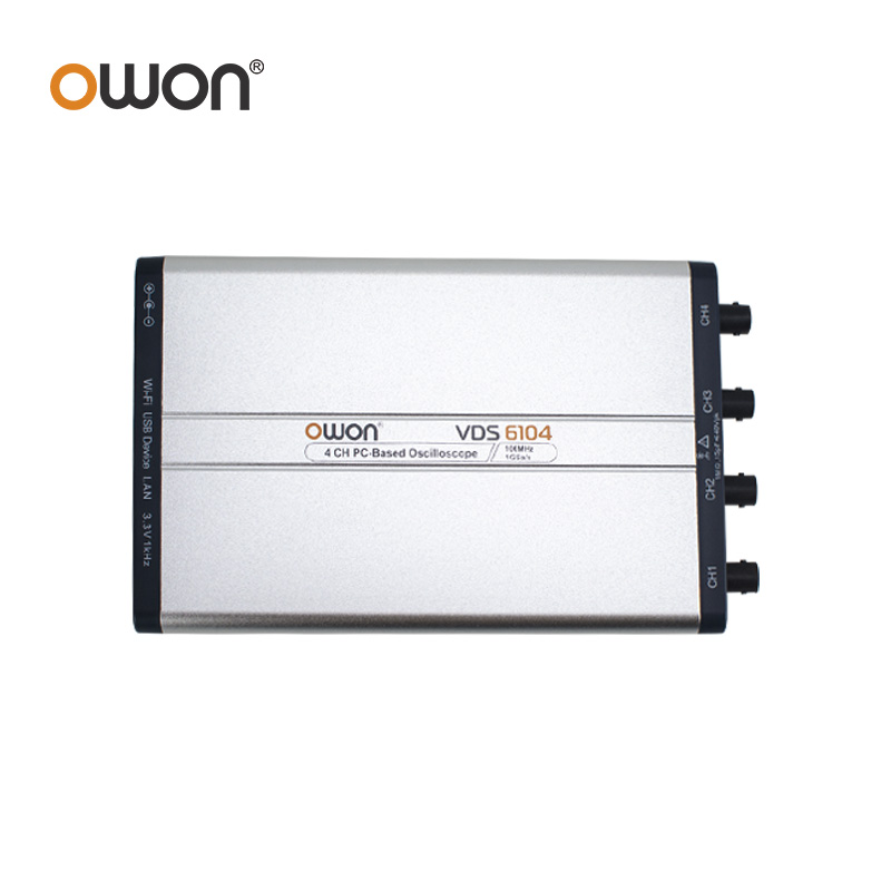 OWON VDS6074 VDS6104 Sanal PC  - Digital Storage Oscilloscope 100Mhz 4Ch incelemesi ve fiyatı