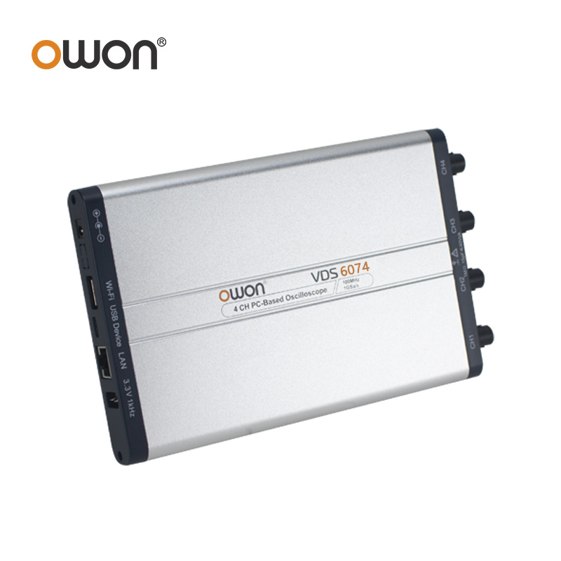 OWON VDS6074 VDS6104 Sanal PC  - Digital Storage Oscilloscope 100Mhz 4Ch incelemesi ve fiyatı