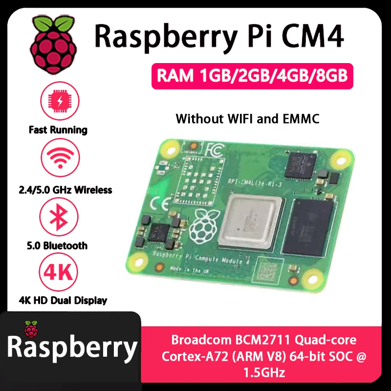 Raspberry Pi CM4 1GB/2GB/4GB/8 - Raspberry Pi Compute Module 4 8Gb 32Gb incelemesi ve fiyatı