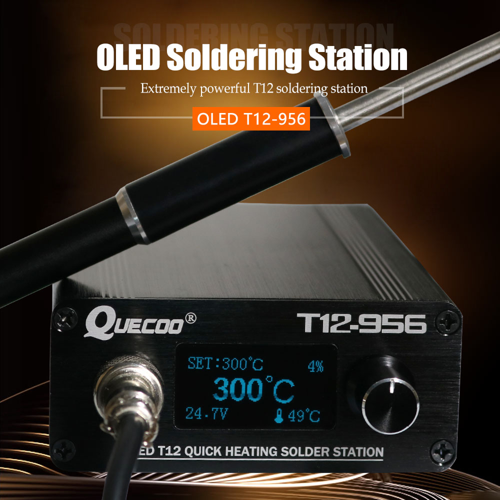 QUECOO T12-956 Lehimleme Dijit - Soldering Station T12 Oled incelemesi ve fiyatı