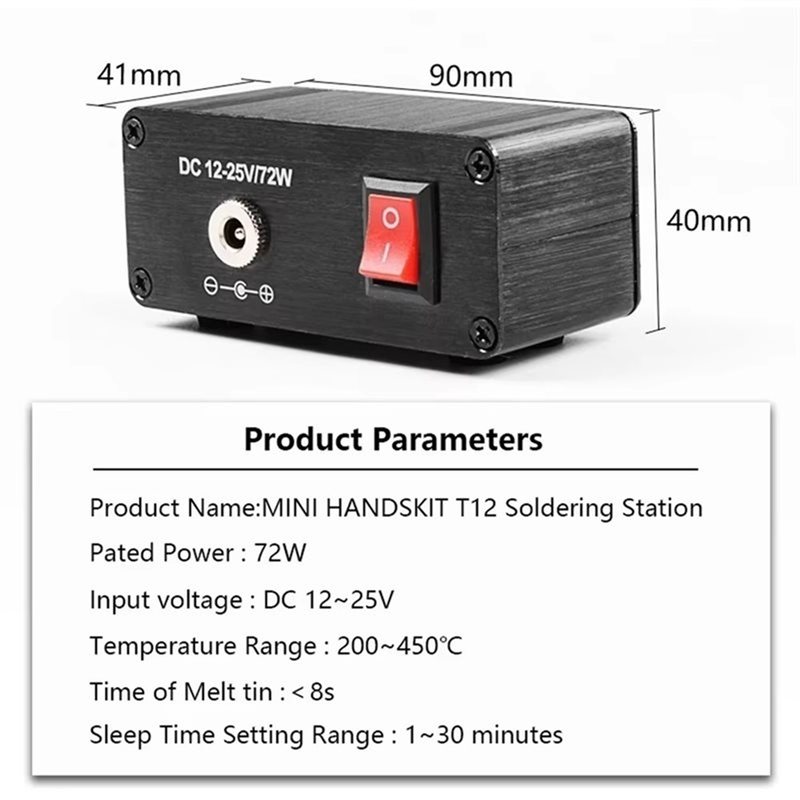 B03C-T12 Dijital Lehimleme İst - Soldering Station T12 Oled incelemesi ve fiyatı